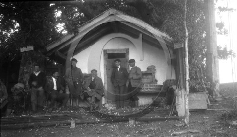 vi  484 chasse a la palombe Sare 1929 cabane de Mr Aguirre  dpt 64 .jpg