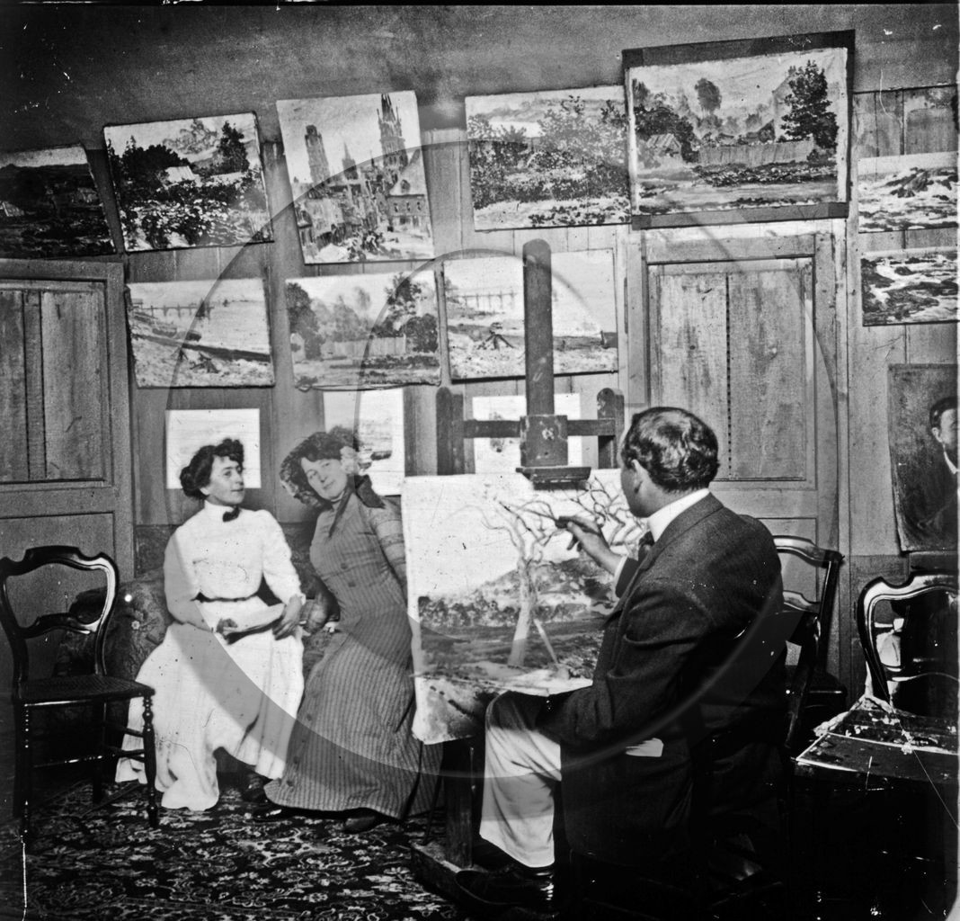 ME 62 artiste peintre devant son chevalet .jpg