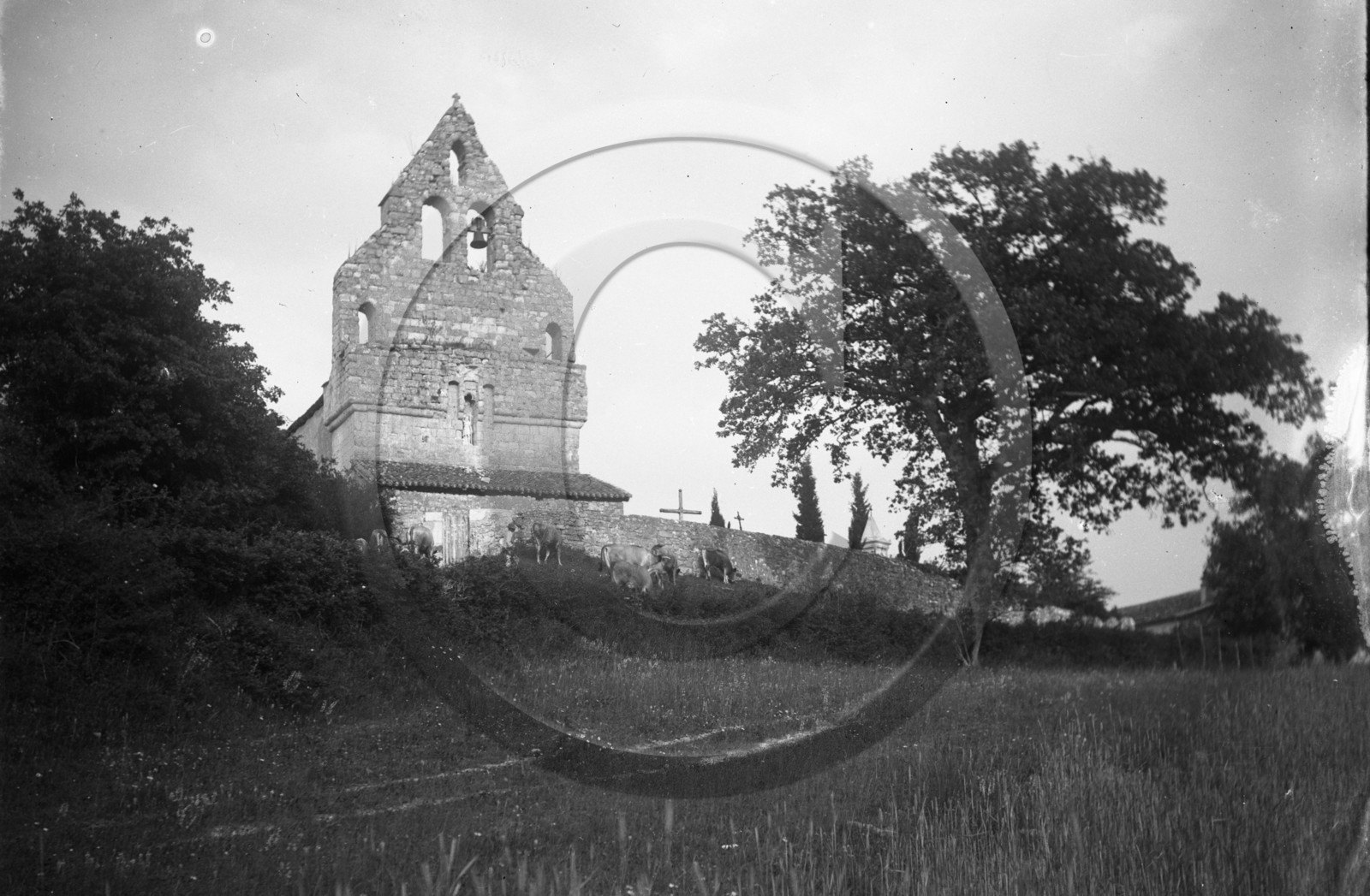 vi  1847 eglise st Jean Baptiste d Auzac Grignols dpt 33 .jpg