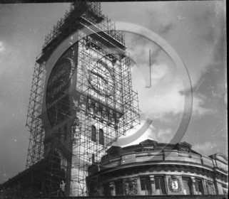 vi  2113 Paris horloge de la gare de Lyon en réfection annee 1943  dpt 75  .jpg
